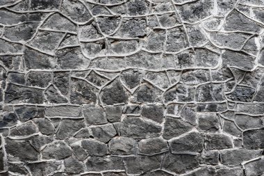 ..... .Gri taşın duvar doku