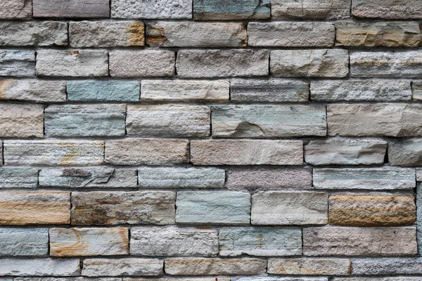 기와 록 벽돌 벽 텍스처 — 스톡 사진