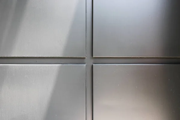 Beyaz metal kapı doku — Stok fotoğraf