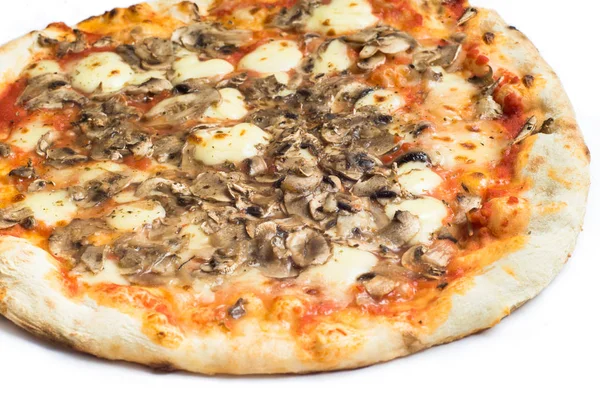 Mushroom Pizza isolated — Stock Photo, Image