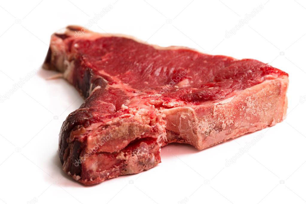 T-bone steak isolated