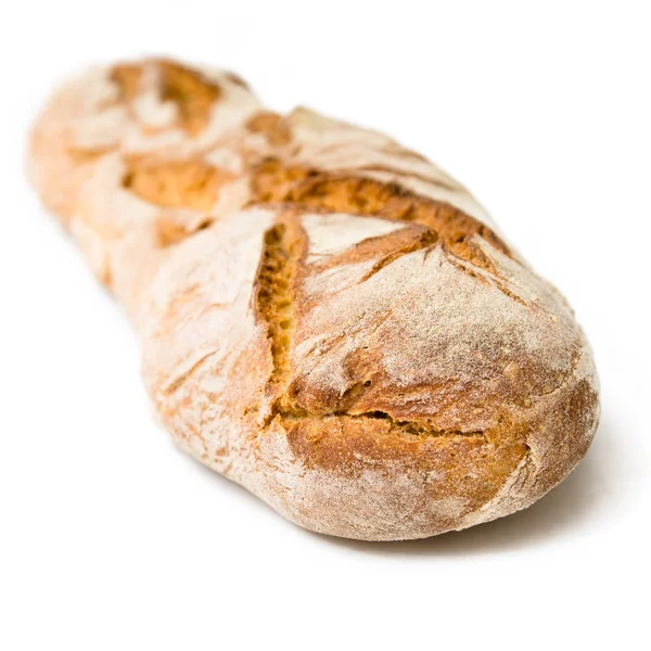 Белый хлеб изолирован — стоковое фото