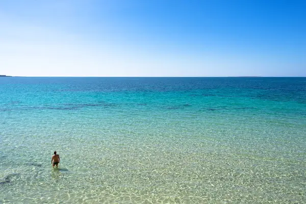 S 'anea scoada sea, Oristano, Сардиния — стоковое фото