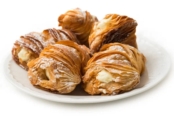 Sfogliatelle, Neapolitan Dessert — Stockfoto