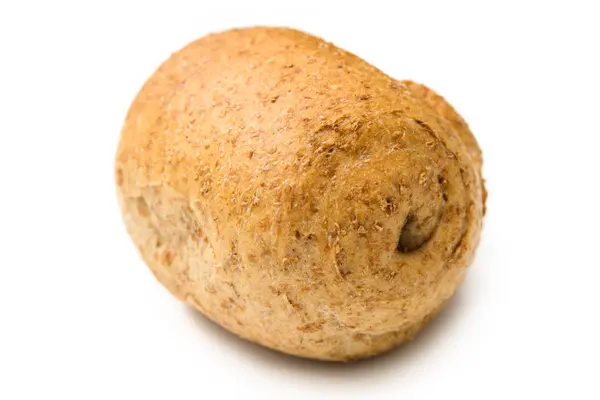 Spannmål bröd isolerade — Stockfoto