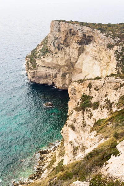 Capo Sant'Elia Coast, Cagliari, Sardinia, Italy — Stock Photo, Image