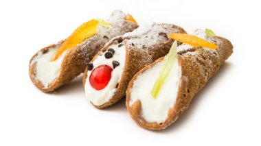 Sicilya Cannoli, İtalyan tatlı 