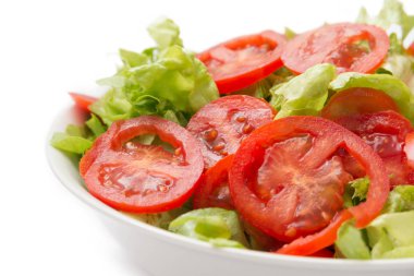 domates, marul salatası