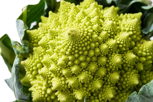 Couve Flor Romana Romanesca Fresca — Fotografia de Stock