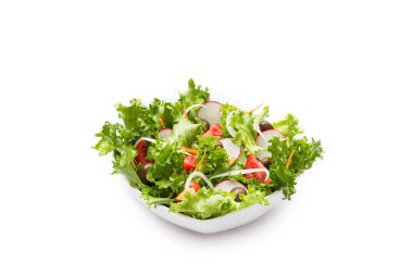 Taze salata.