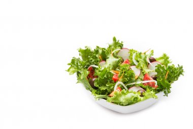 Taze salata.