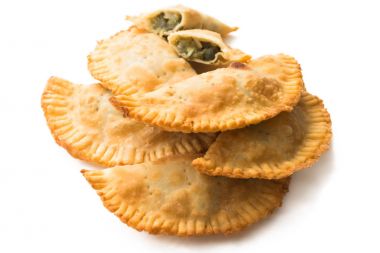 Hamsi ve kapari, Napoli gıda, İtalyan mutfağı Fried Panzerotti dolu