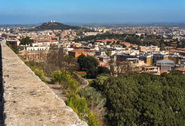 Panoramę miasta Cagliari, Włochy — Zdjęcie stockowe