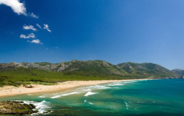 Portixeddu beach, Sardunya, İtalya
