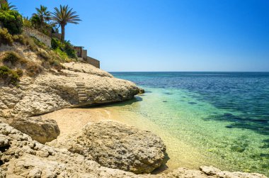 Cagliari beach, Sardunya, İtalya