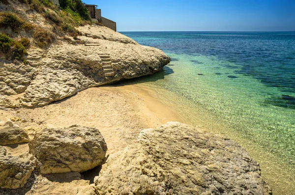 Playa de Cagliari, Cerdeña, Italia — Foto de Stock