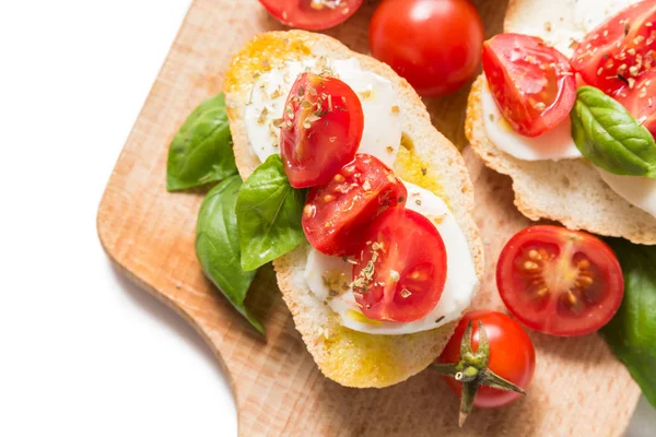 Delicious Italian Bruschette — Stock Photo, Image