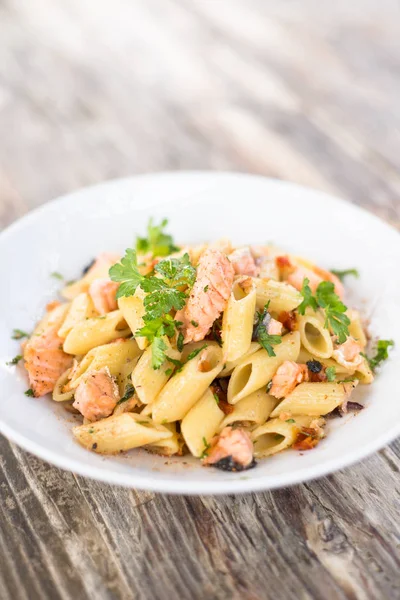 Penne with Salmon