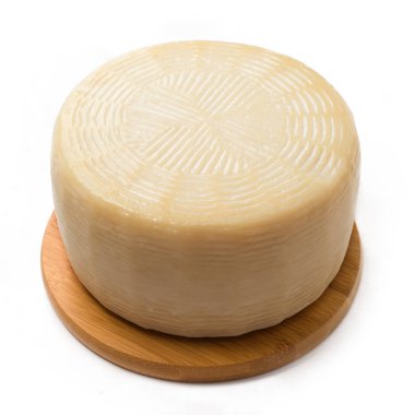 Pecorino, tipik Sardunyalı peynir koyun süt, tüm formu ile