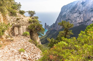 Baunei, Perda Longa kıyısında, Sardunya, İtalya