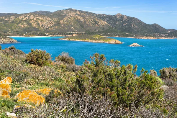 Coasta Marea Tuerredda Sardinia Italia — Fotografie, imagine de stoc
