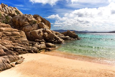 Cala Coticcio Beach, Sardunya, İtalya