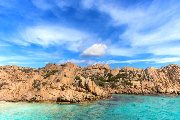 Stranden Cala Coticcio Sardinien Italien — Stockfoto