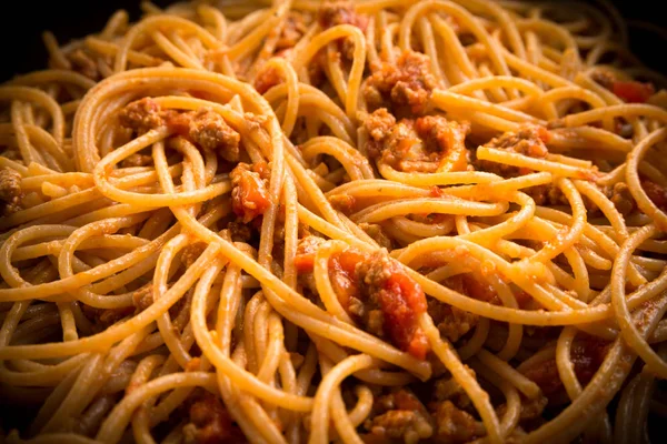 Domates Soslu Spagetti — Stok fotoğraf