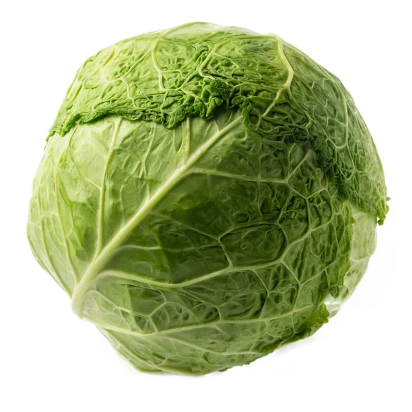 Food Close Green Cabbage — Stock Photo, Image