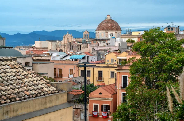 Vista Del Casco Antiguo Cagliari Cerdeña Italia —  Fotos de Stock