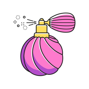Basit su sprey sis Retro deodorant şişesiyle.