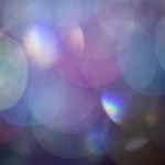 Abstract blurred shiny glitter lamp lights background.