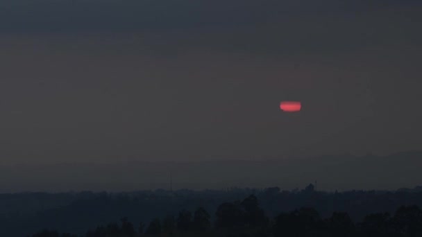 Upływ czasu zachodzącego słońca — Wideo stockowe