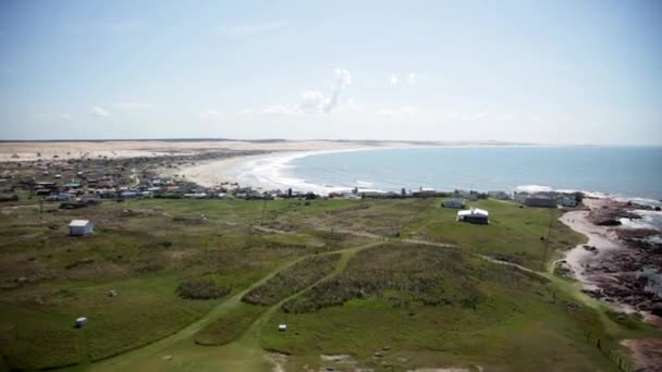 Hamlet costeiro, Cabo Polonio — Vídeo de Stock