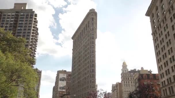 Edifício de Flatiron, Manhattan — Vídeo de Stock