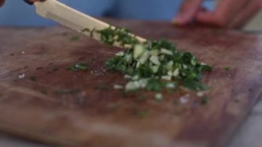 Doğranmış malzemeler karıştırma 