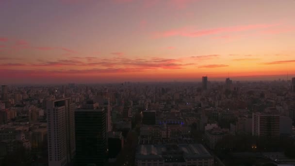 Sunrise, Buenos Aires, Argentina — Stockvideo