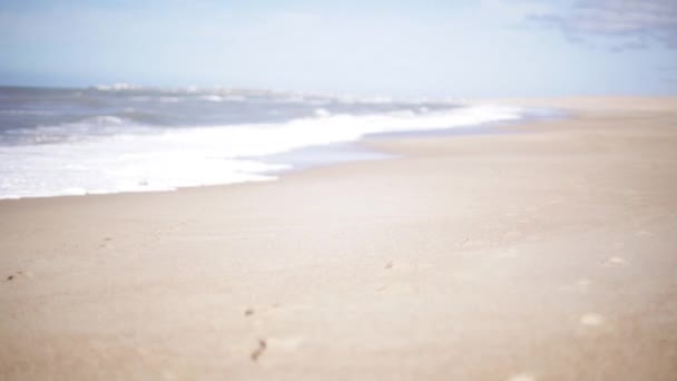 Tranquillo spiaggia scena — Video Stock