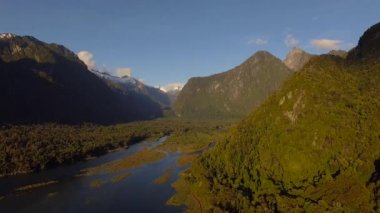  dağlar ve fiyort Şili Patagonya '