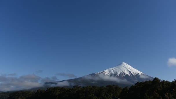 Osorno vulkan, chili — Stockvideo