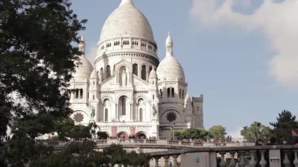 Basilica del Sacro Cuore a Parigi — Video Stock