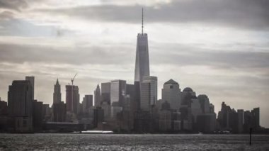 Manhattan kent merkezinin zaman atlamalı çekim 