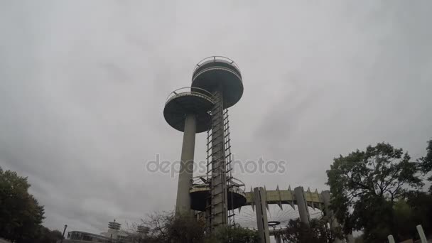 Tours d'observation au pavillon de l'État de New York dans le Queens — Video