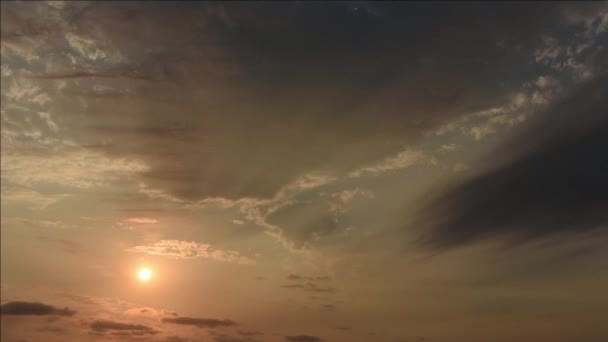 Czas upływu zachodu słońca — Wideo stockowe