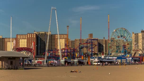 Λούνα Παρκ στο Coney Island — Αρχείο Βίντεο