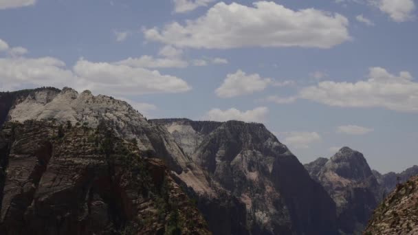 Mountains in Zion National Park — Stock Video