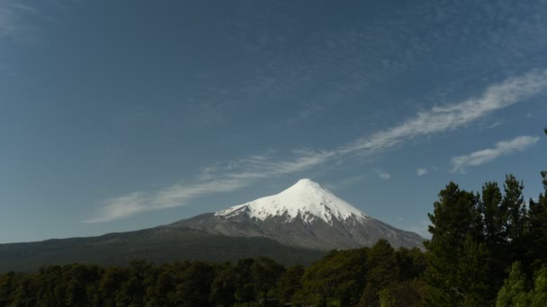 Osorno vulkaan in Chili — Stockvideo