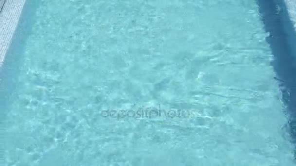 Zwembad, volledige frame — Stockvideo