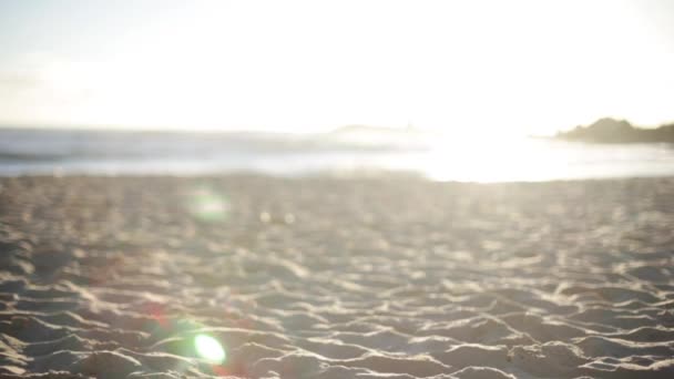 Tranquillo spiaggia scena — Video Stock