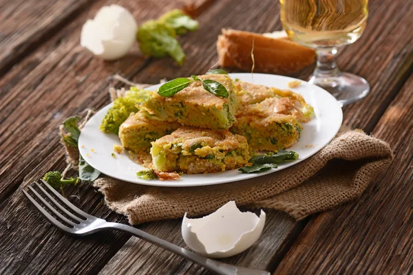 Omelete com legumes — Fotografia de Stock